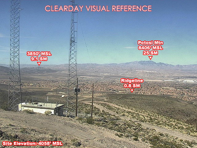 Black Mtn, West view on a clear day