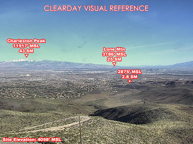 Black Mtn, NorthWest view on a clear day