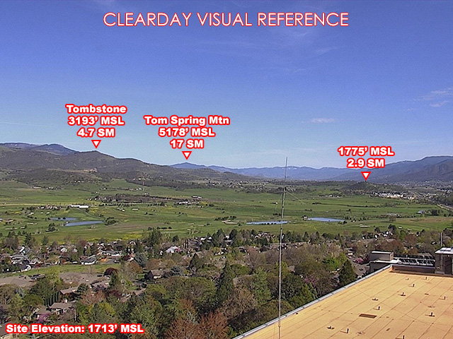Rogue Valley Manor, SouthEast view on a clear day