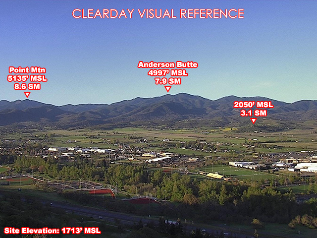 Rogue Valley Manor, South view on a clear day