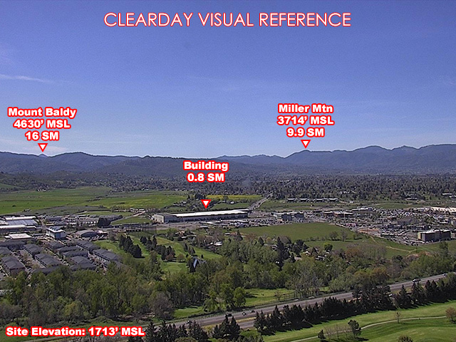 Rogue Valley Manor, West view on a clear day