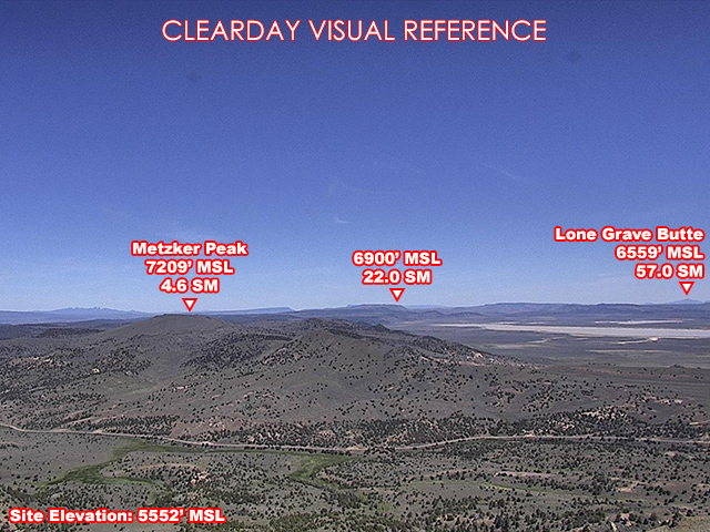 Fortynine Mtn, North view on a clear day