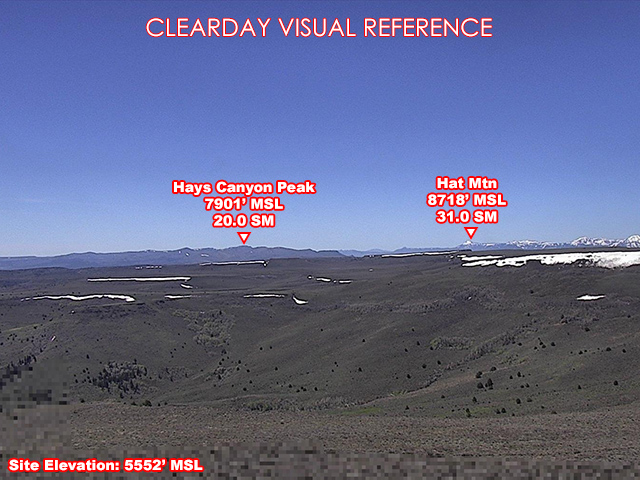 Fortynine Mtn, South view on a clear day