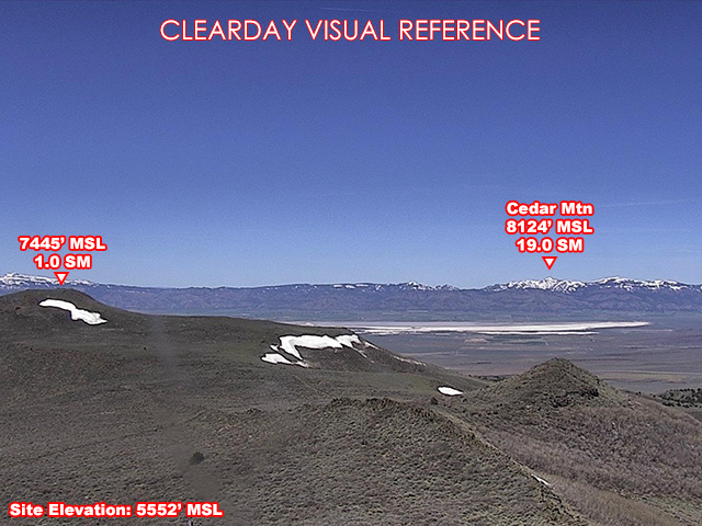 Fortynine Mtn, East view on a clear day