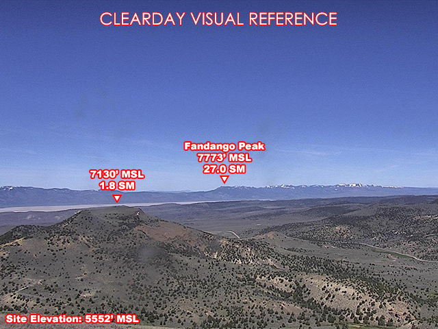 Fortynine Mtn, NorthWest view on a clear day
