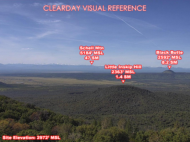 Inskip Hill, NorthWest view on a clear day