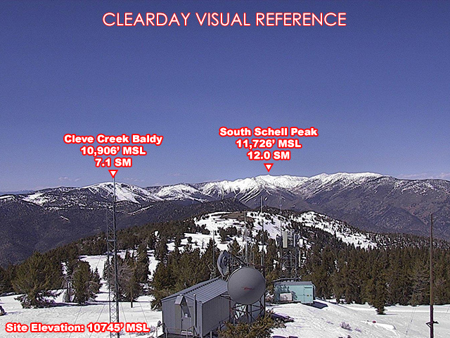 Cave Mtn, North view on a clear day