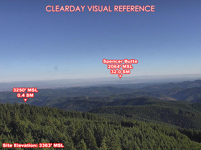 Prairie Peak, SouthEast view on a clear day