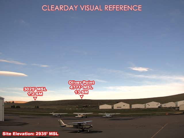 Polson Airport, SouthWest view on a clear day