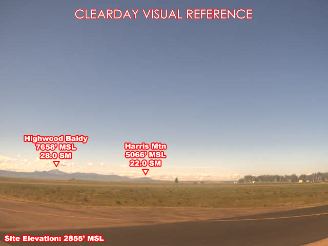 Fort Benton, SouthWest view on a clear day