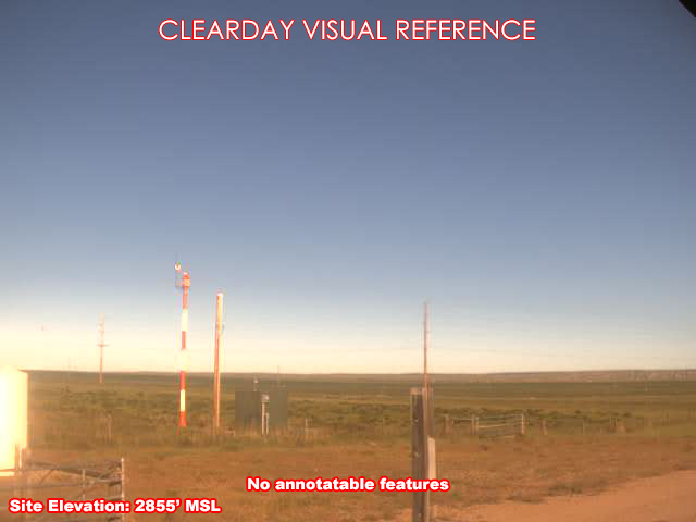 Fort Benton, NorthWest view on a clear day