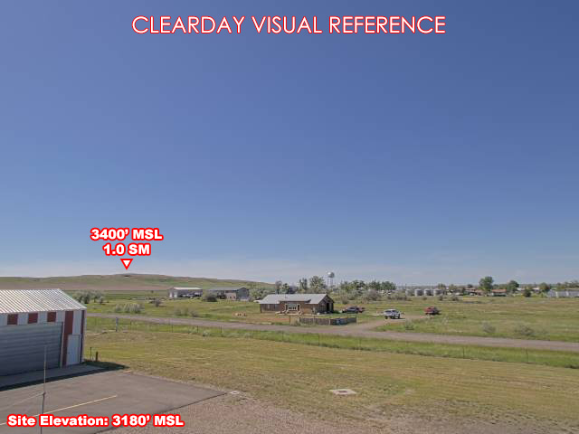 Geraldine, NorthWest view on a clear day