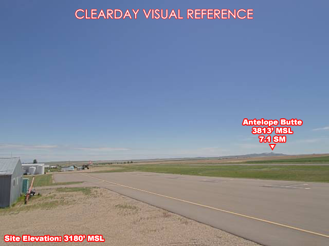 Geraldine, East view on a clear day