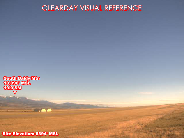 Ennis Big Sky, NorthWest view on a clear day
