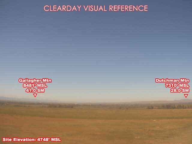 Twin Bridges, SouthWest view on a clear day