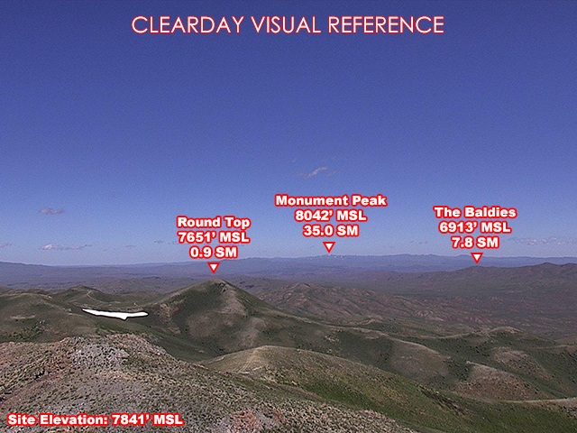 Delano, North view on a clear day