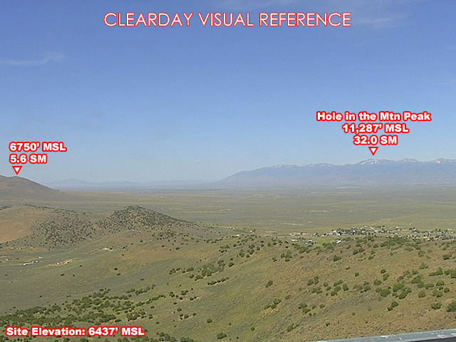 Lamoille, NorthEast view on a clear day