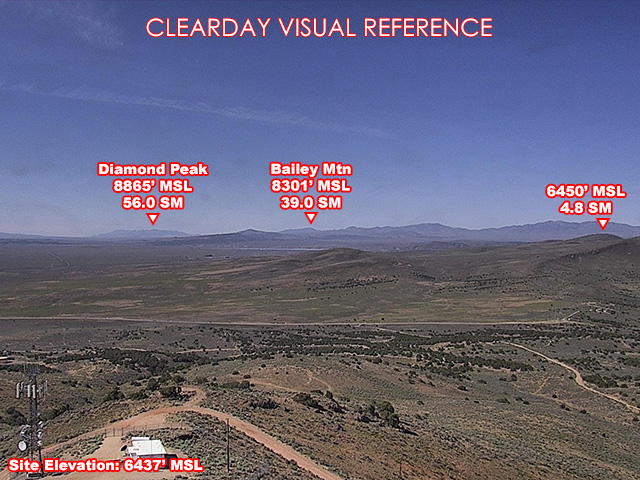 Lamoille, South view on a clear day