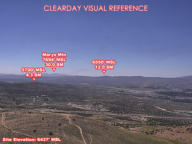 Lamoille, West view on a clear day