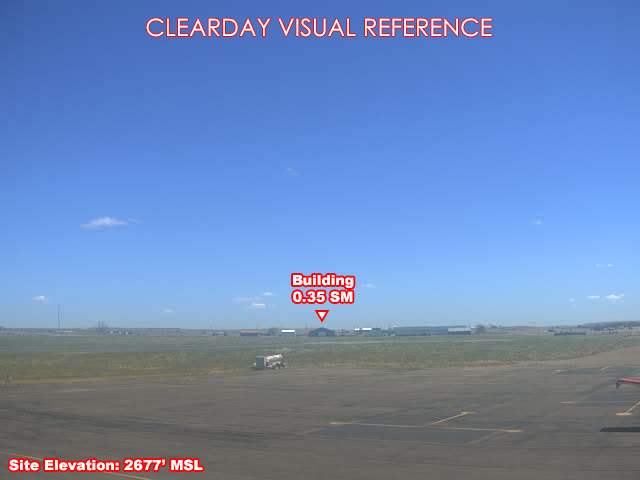 Jordan Airport, East view on a clear day