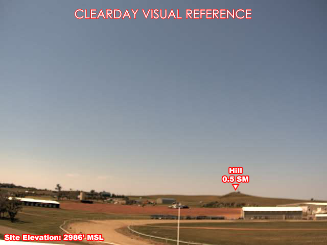 Baker Airport, SouthWest view on a clear day