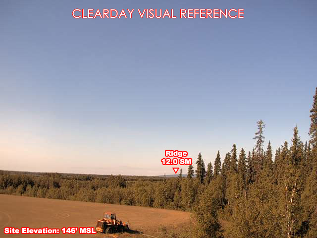 Koyukuk, SouthWest view on a clear day