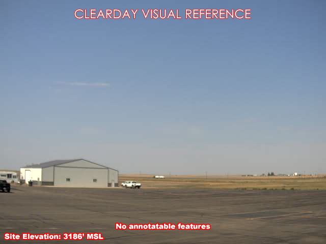 Chester Airport, West view on a clear day