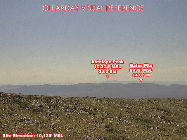 Callaghan Peak, SouthEast view on a clear day