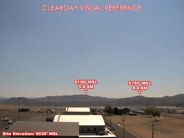 Reno-Stead, East view on a clear day