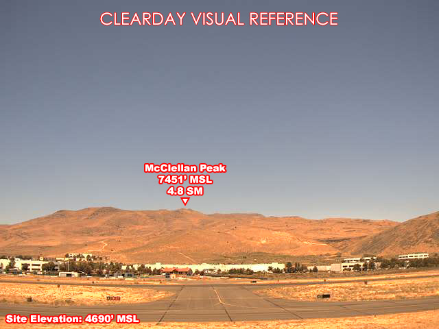 Carson City, North view on a clear day