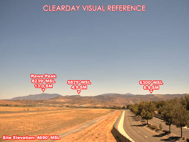 Carson City, East view on a clear day