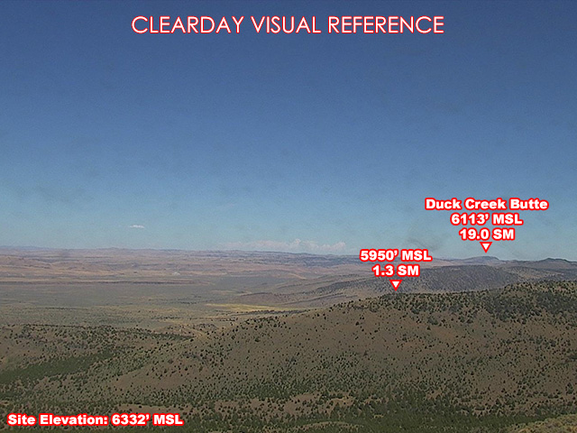 Riddle, NorthEast view on a clear day