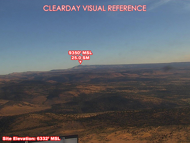 Riddle, South view on a clear day