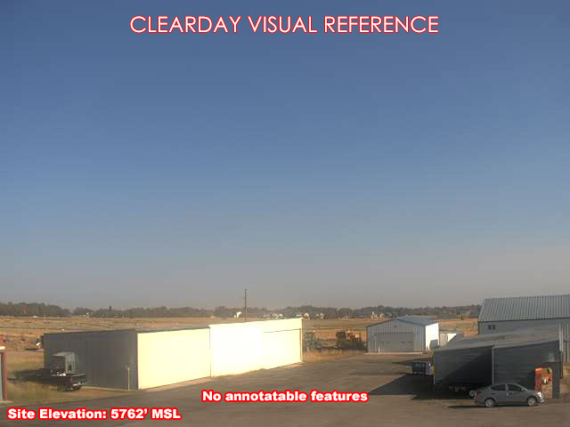 Red Lodge Airport, North view on a clear day