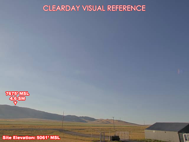 White Sulphur Springs Airport, SouthEast view on a clear day