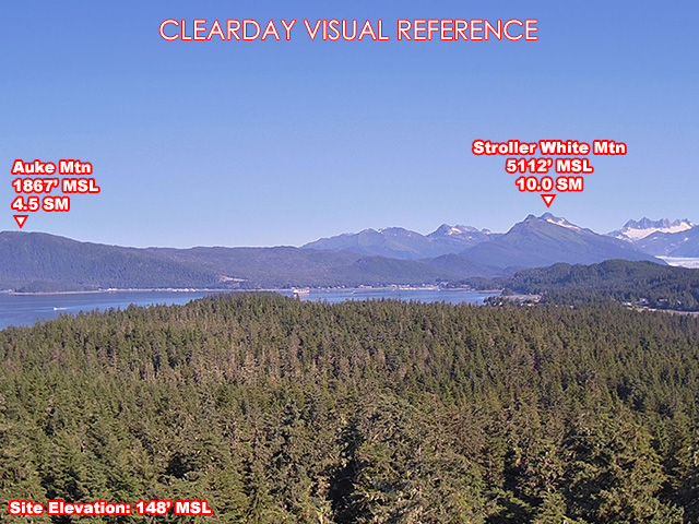 Spuhn Island, North view on a clear day