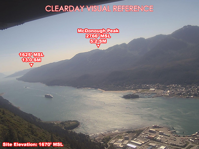Juneau Tram, South view on a clear day