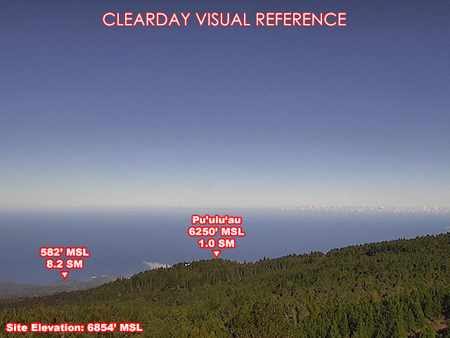 Puunianiau, NorthEast view on a clear day