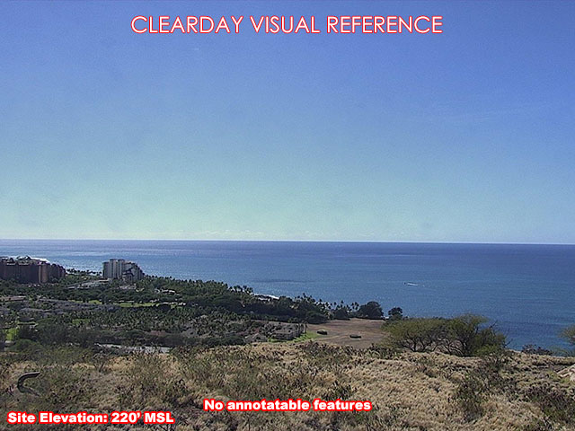 Kahe, South view on a clear day