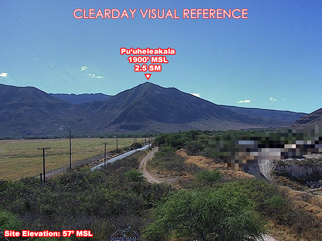 Mikilua, SouthEast view on a clear day