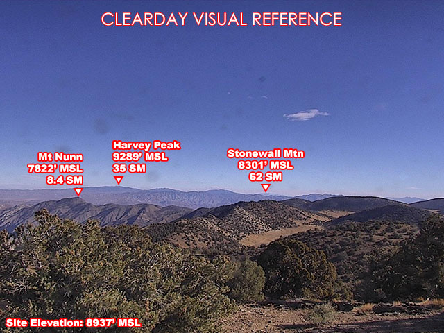 Marzano Peak, NorthEast view on a clear day