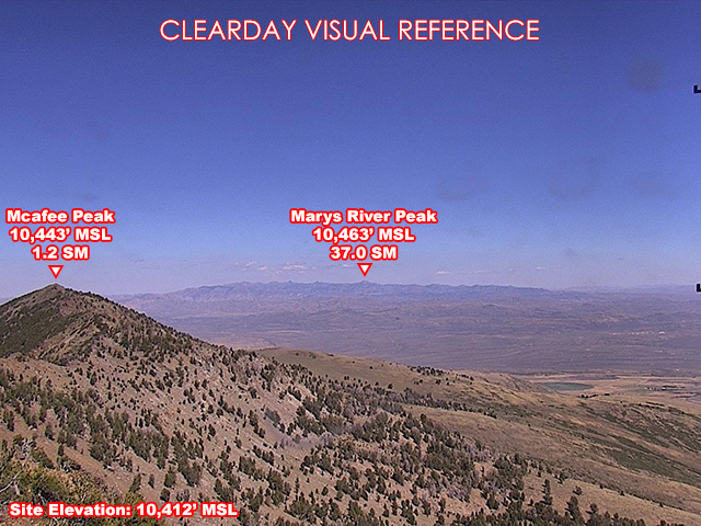 Jacks Peak, NorthEast view on a clear day