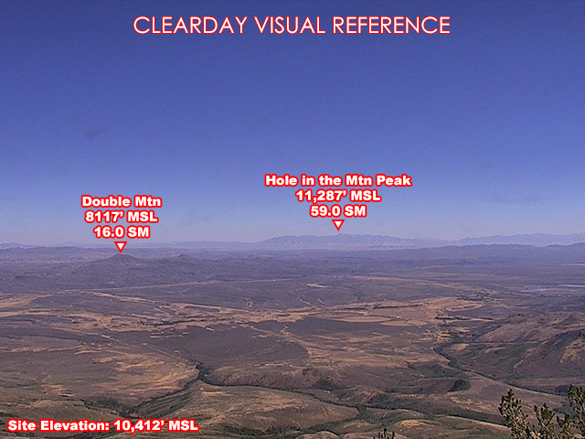 Jacks Peak, SouthEast view on a clear day