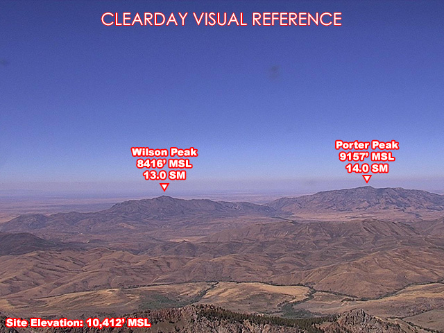 Jacks Peak, NorthWest view on a clear day