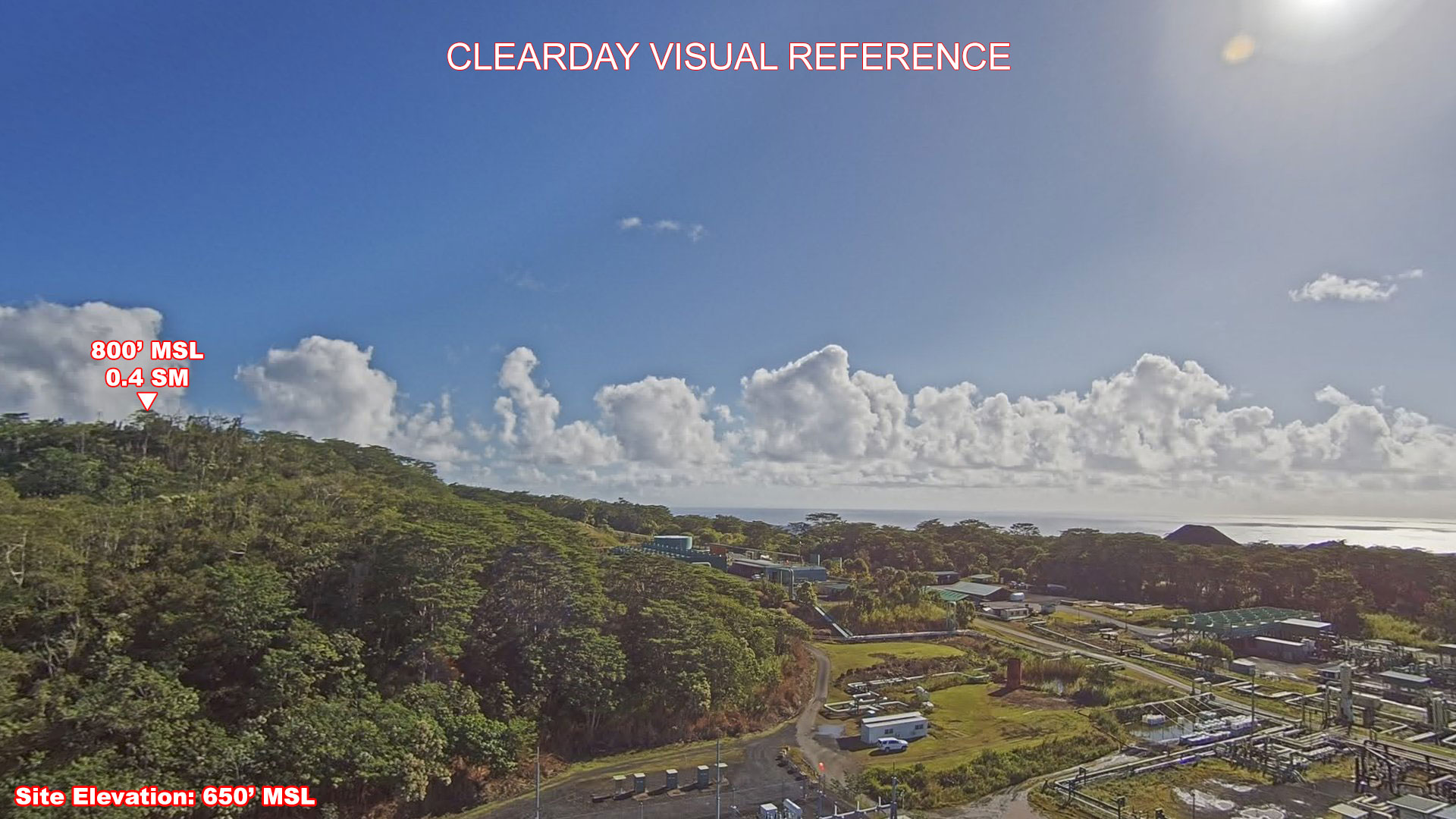 Waiopae, East view on a clear day