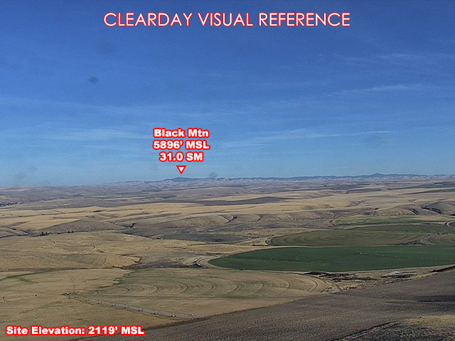 Jordan Butte, SouthEast view on a clear day