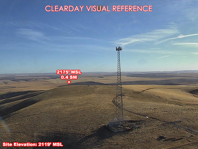 Jordan Butte, South view on a clear day