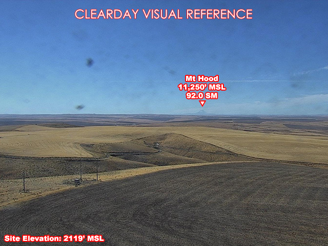 Jordan Butte, West view on a clear day