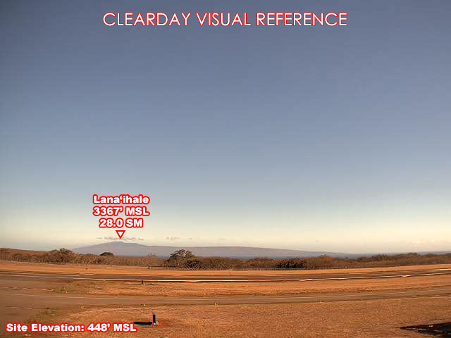 Molokai, SouthEast view on a clear day