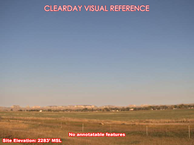 Terry Airport, NorthWest view on a clear day